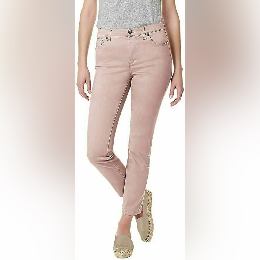 Buffalo David Bitton Havana High Rise Ankle Pants‎ Pink Size 14/34